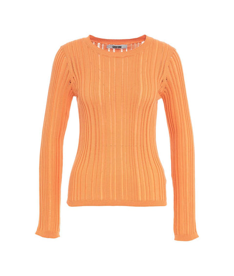 Pullover a maglia #arancione