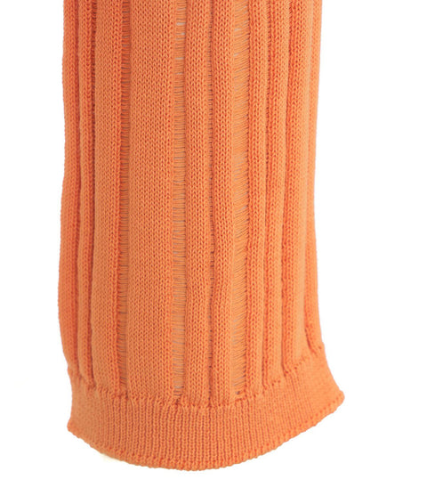 Pullover a maglia #arancione