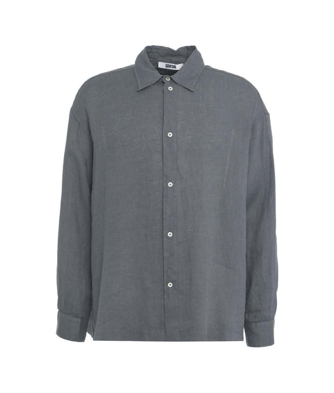 Camicia di lino #grigio