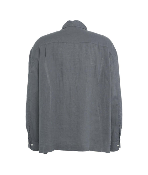 Camicia di lino #grigio