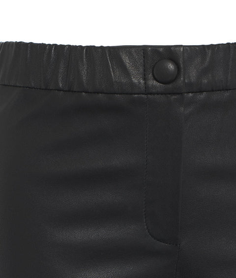 Pantaloni in pelle "Freya" #nero
