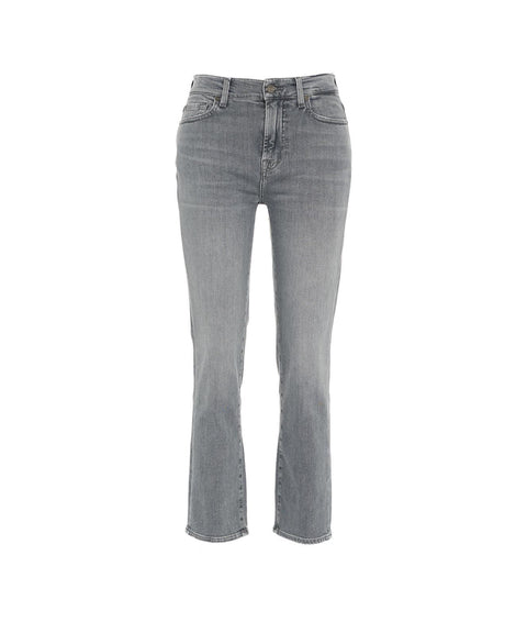 7 all mankind for Donna Grigio Jeans Straight\