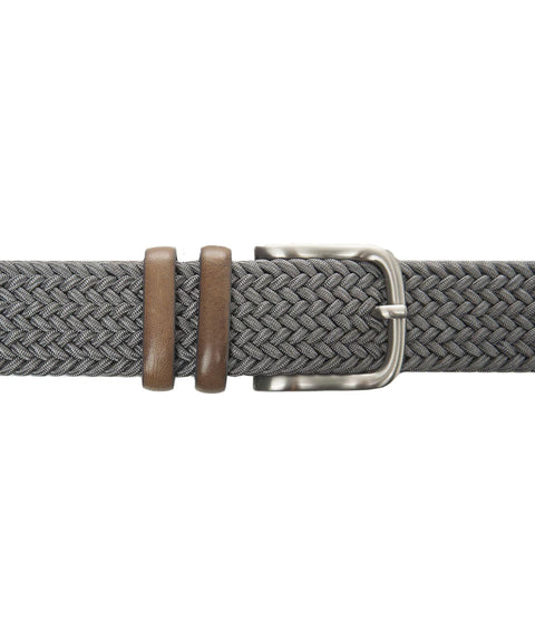 Cintura "Marte" intrecciata con fibbia #grigio