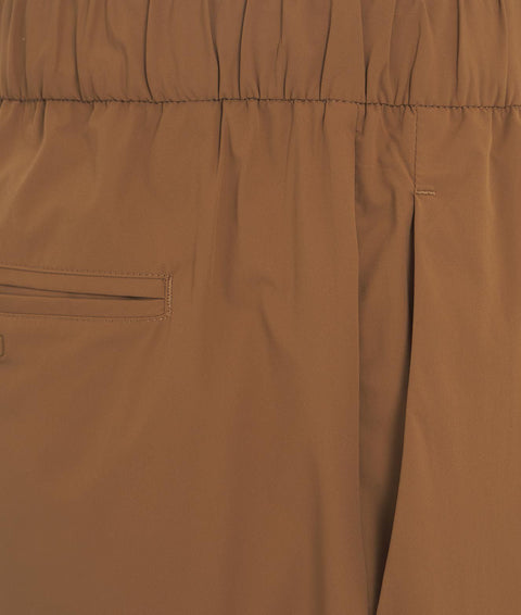 Pantaloni con pieghe #marrone