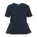 T-shirt con coulisse #blu