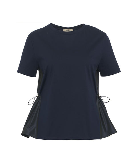 T-shirt con coulisse #blu