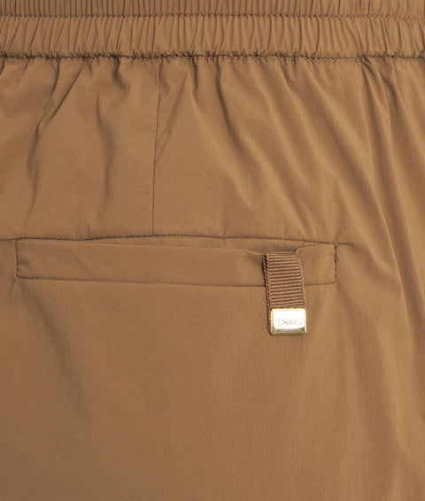 Pantaloni in nylon #marrone