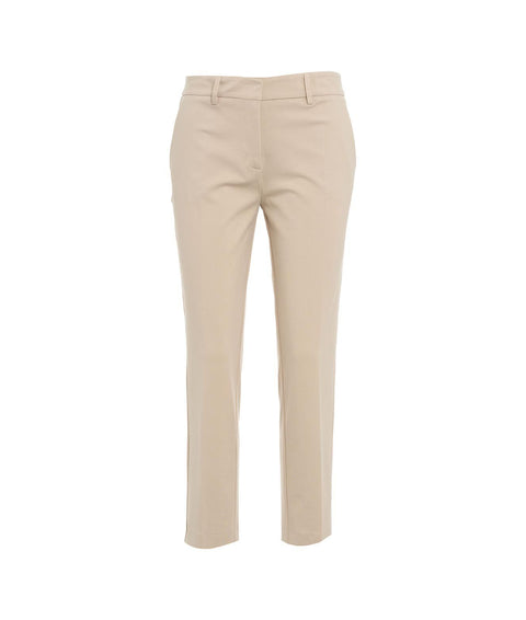 Cropped chino #beige