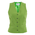 Single-breasted vest #verde
