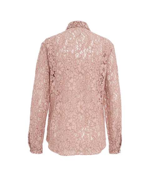 Blusa in pizzo #pink