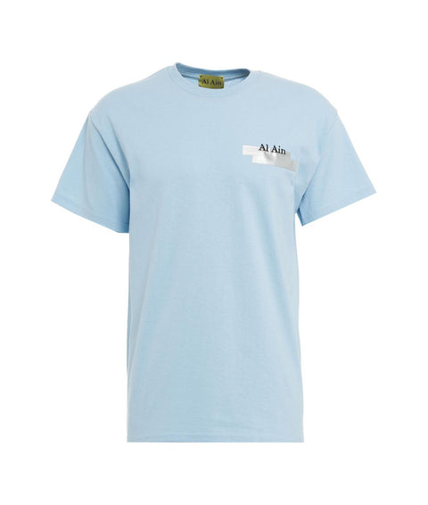 T-shirt con logo ricamato #blu