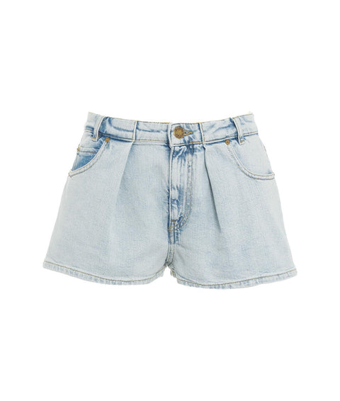 Denim shorts #blu