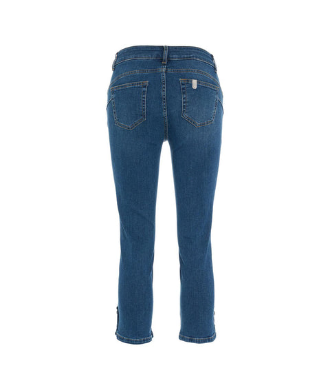 Jeans "B. up Classy Cropped" #blu
