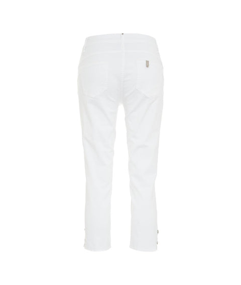 Jeans "B.up Classy Cropped" #bianco
