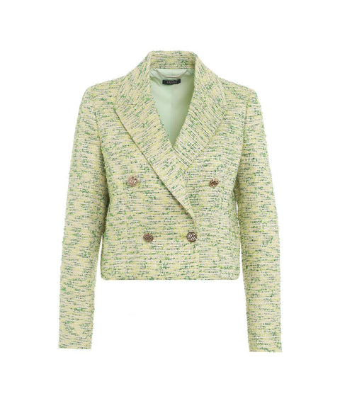 Tweed blazer #verde