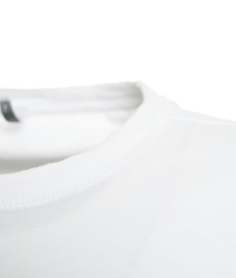 T-shirt con dettagli di cucitura #bianco