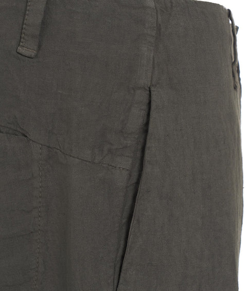 Pantaloni in lino #grigio