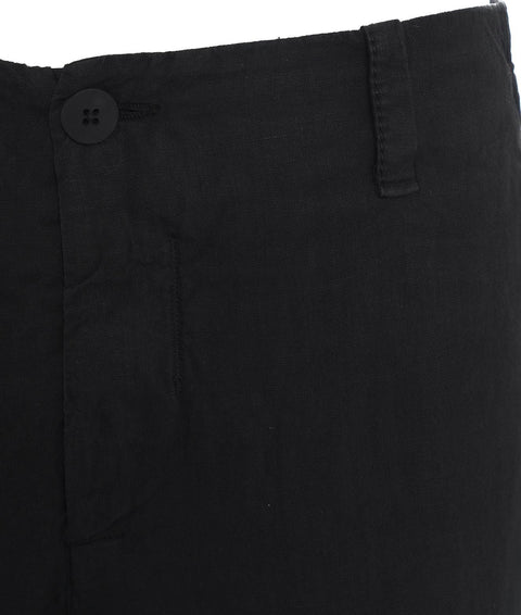 Pantaloni in lino #nero