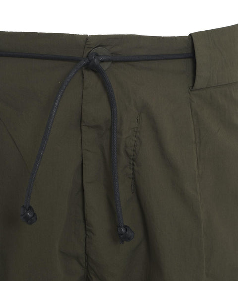 Pantaloni in cotone #verde