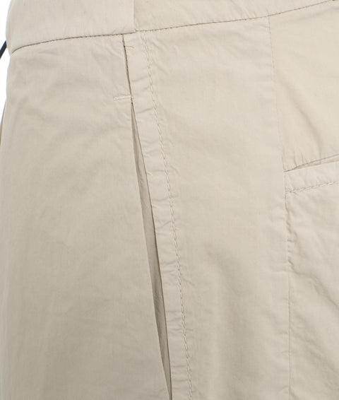Pantaloni in cotone #beige