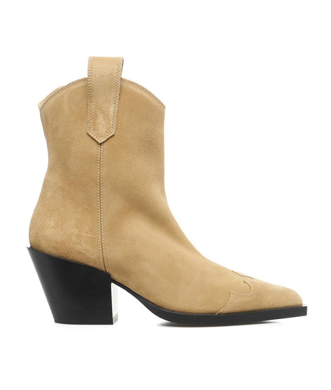 Texano ankle boots #beige