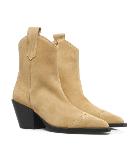 Texano ankle boots #beige