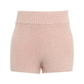 Pantaloncini in tessuto teddy #rosa
