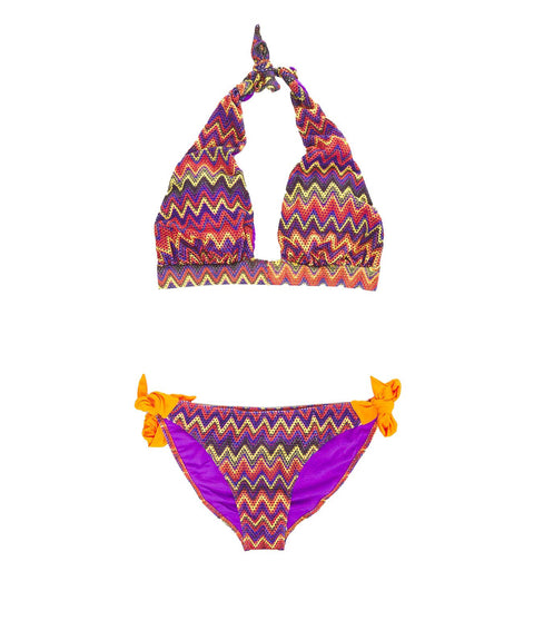 Bikini con stampa #multicolore