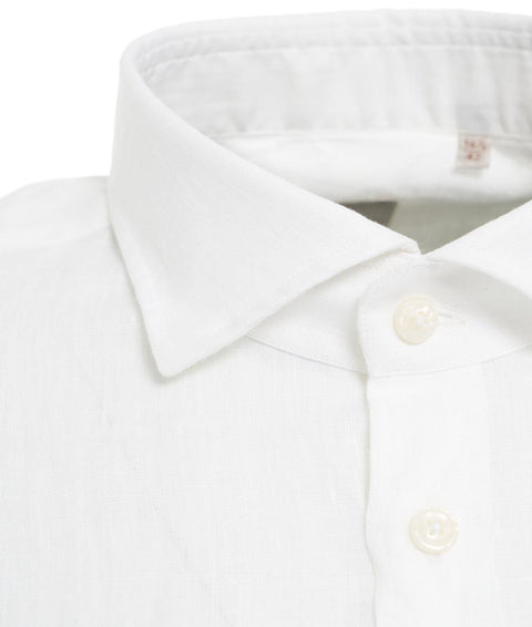 Camicia in lino #bianco