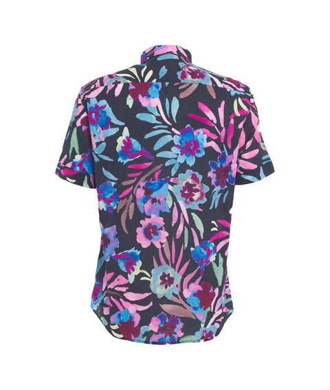Camicia con stampa floreale #multicolore
