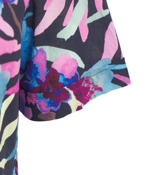 Camicia con stampa floreale #multicolore