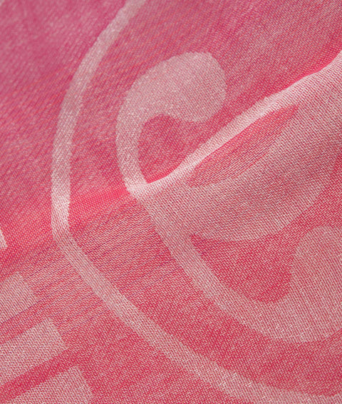Sciarpa con logo #pink