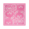 Sciarpa in seta con logo #pink
