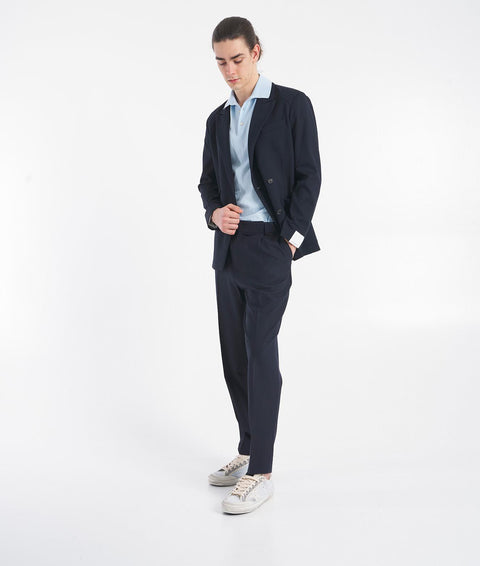 Pantaloni chino in relaxed fit #blu