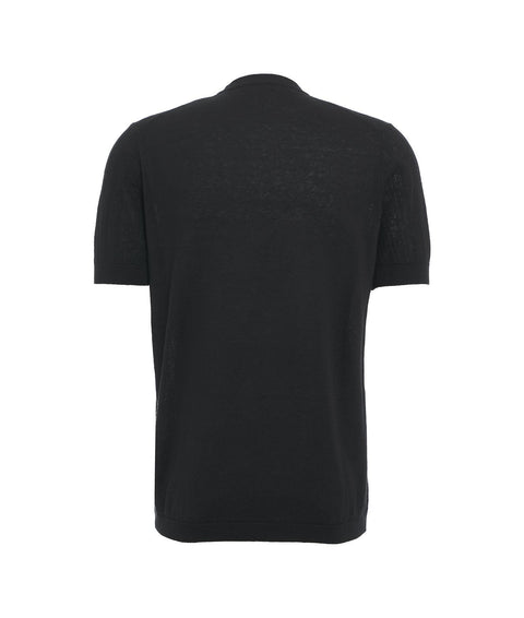 T-Shirt in maglia #nero