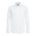 Camicia in misto cotone #bianco