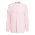 Camicia con righe a contrasto #pink