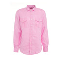 Camicia in lino #pink