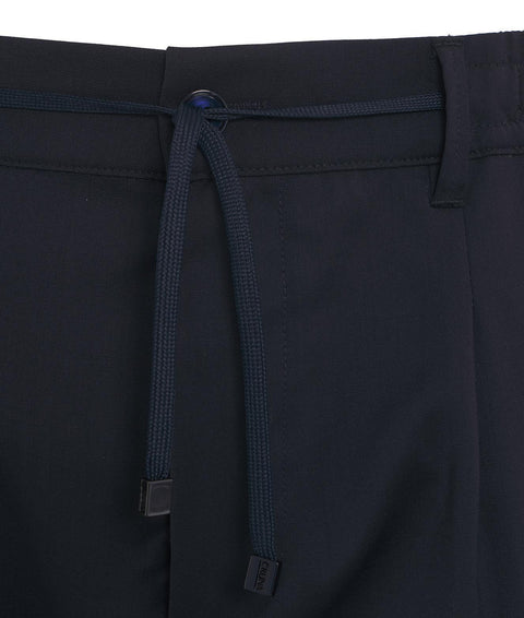 Pantaloni con coulisse "Mitte" #blu