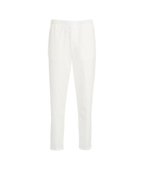 Pantaloni con coulisse #bianco