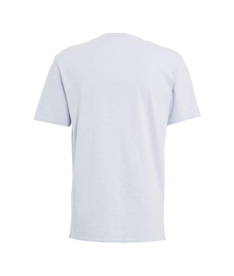 T-Shirt in cottone #blu