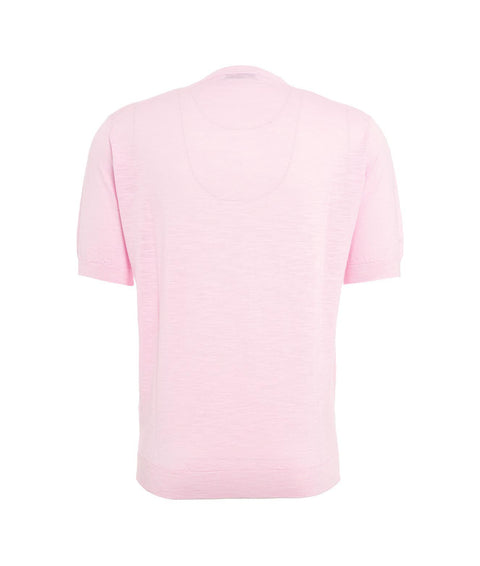 T-shirt in maglia #rosa