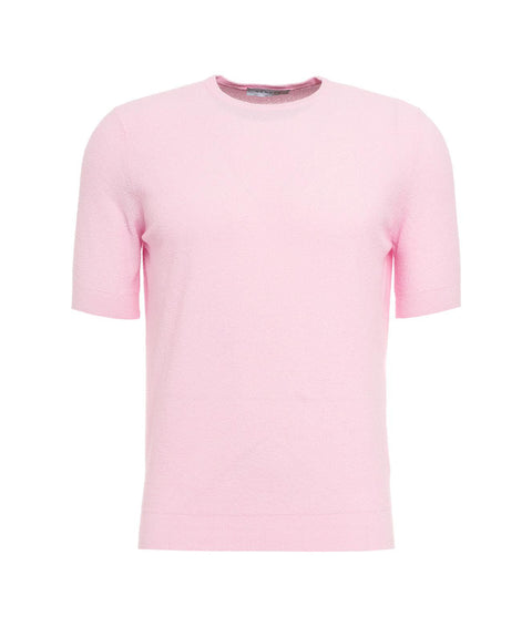 T-shirt in spugna #rosa