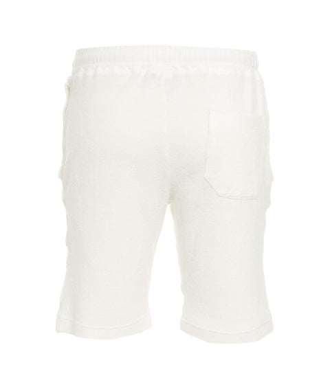 Shorts in spugna #bianco
