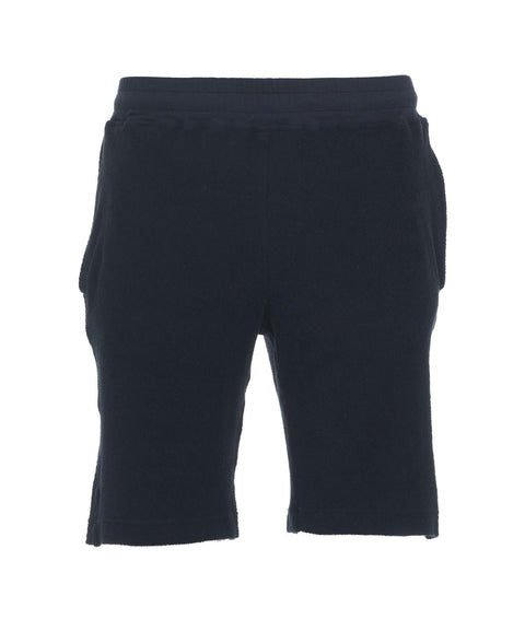 Shorts in spugna #blu