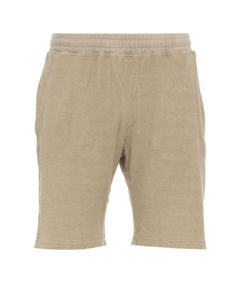 Shorts in spugna #beige