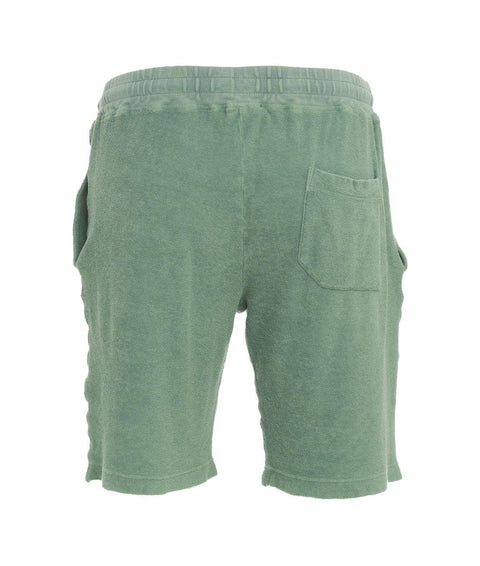 Shorts in spugna #verde
