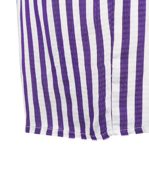 Shorts con stampa a righe "Shan" #viola