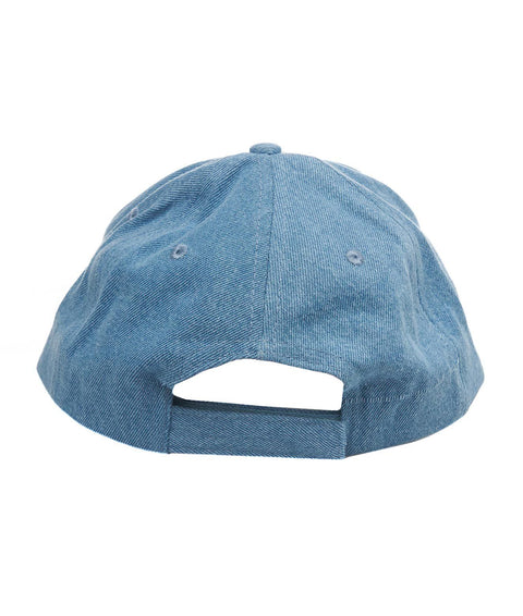 Cappello da baseball con logo in strass #blu