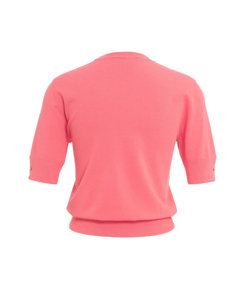 T-shirt a maglia #pink